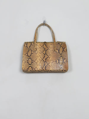 Vintage Beverly Snakeskin Bag