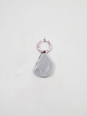 Vintage Style White Chain Beaded Bag