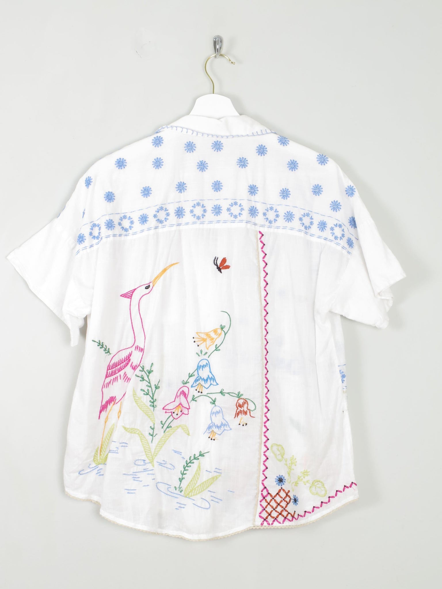 Women's Embroidered Blouse Pilcro By Anthropologie S/M