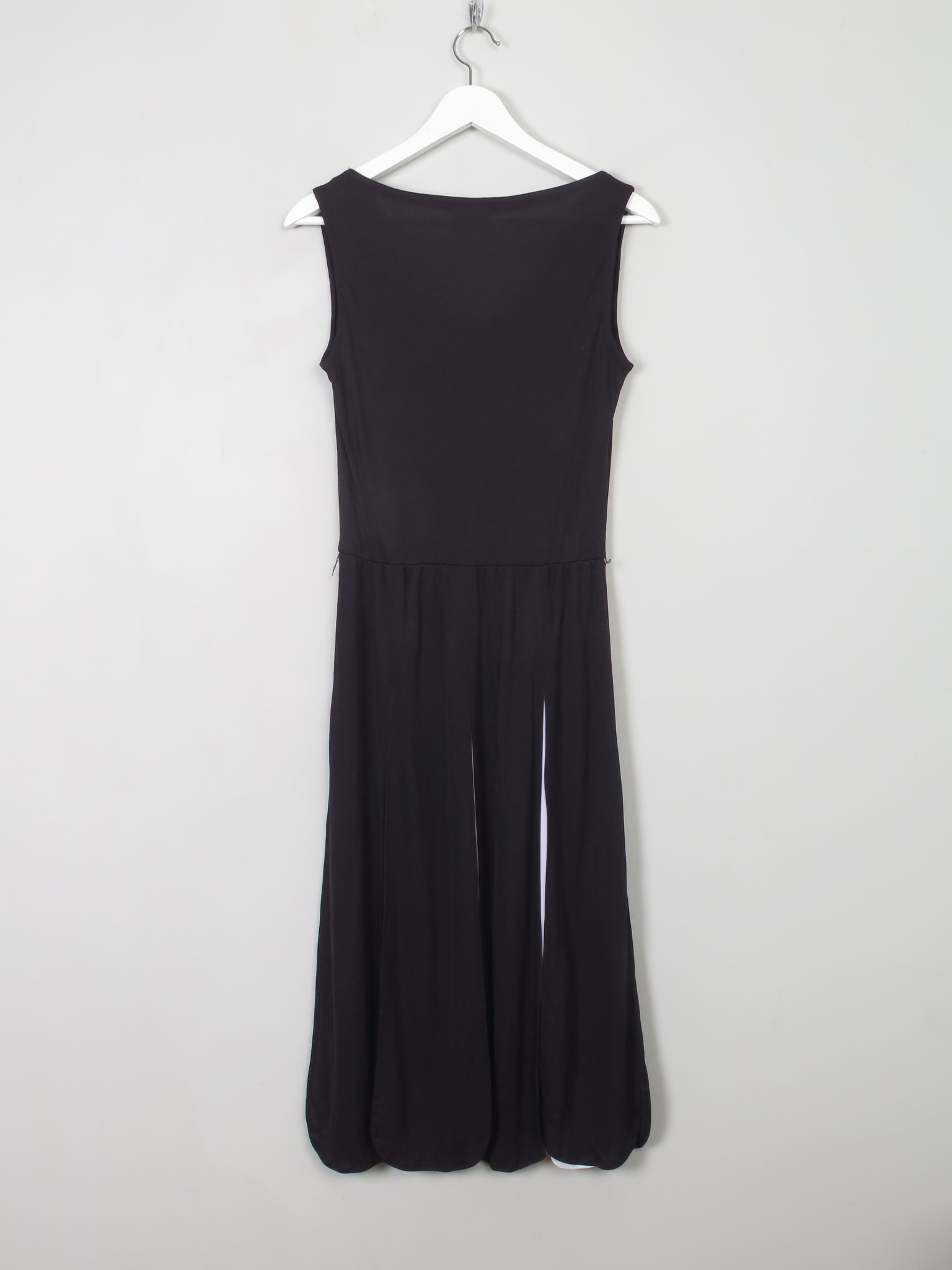 Vintage Black Jersey Claudie Amos Midi Dress XS/S - The Harlequin