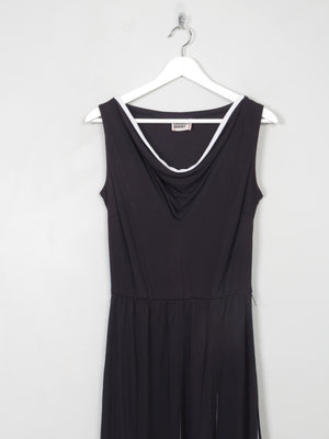 Vintage Black Jersey Claudie Amos Midi Dress XS/S - The Harlequin
