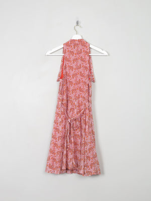 Vintage Pink Paisley Mini Dress XS - The Harlequin