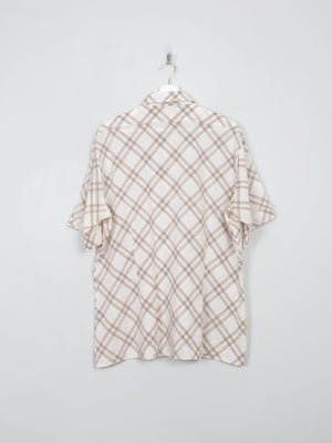 Men's Vintage Check Short Sleeved Shirt XL/XXL - The Harlequin