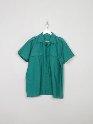 Men's Vintage Green Shirt XL - The Harlequin