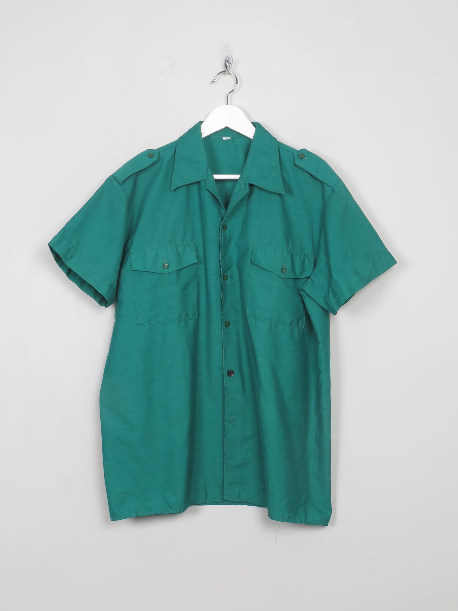 Men's Vintage Green Shirt XL - The Harlequin