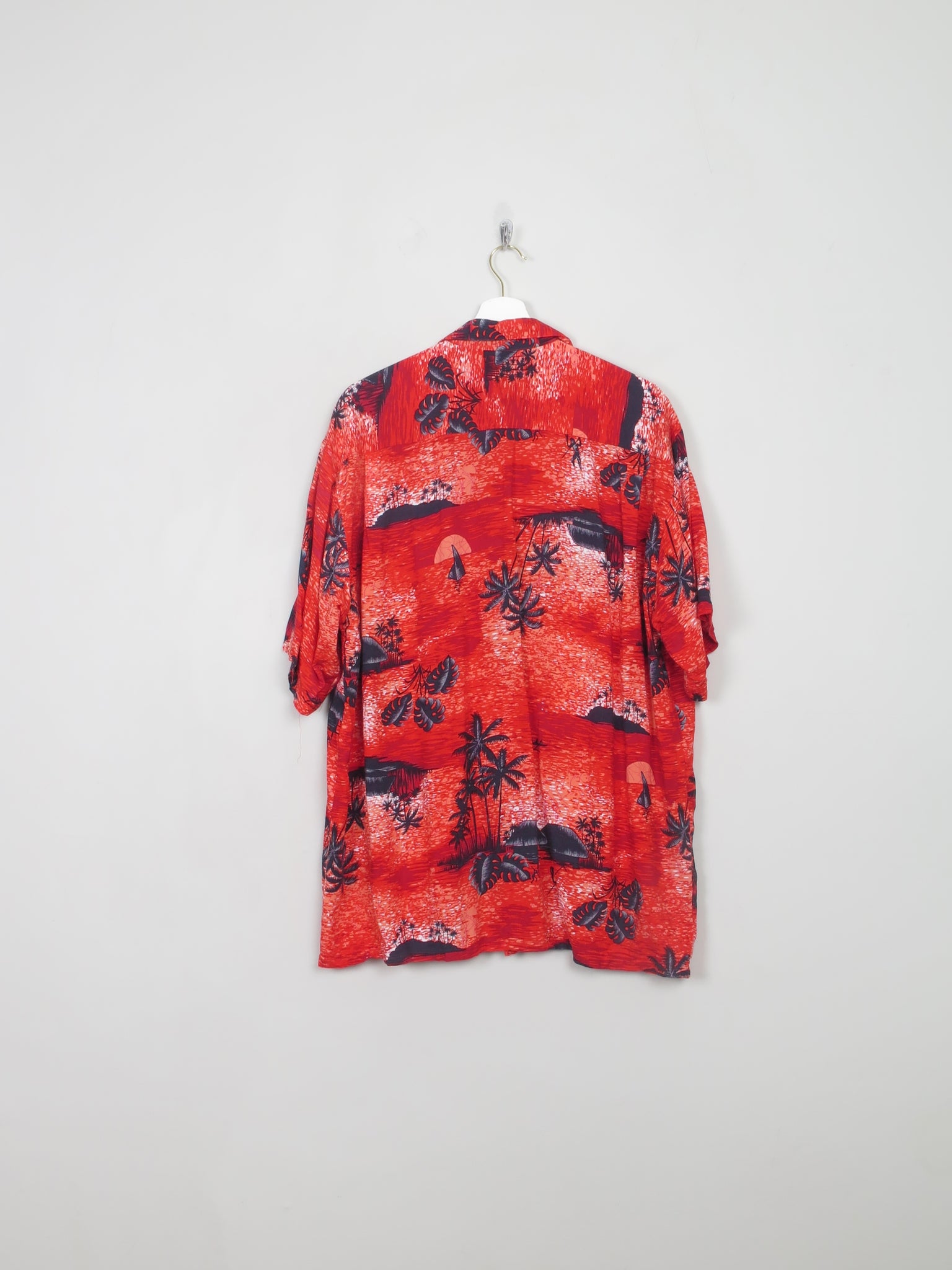 Men's Vintage Hawaiian Shirt L/XL - The Harlequin