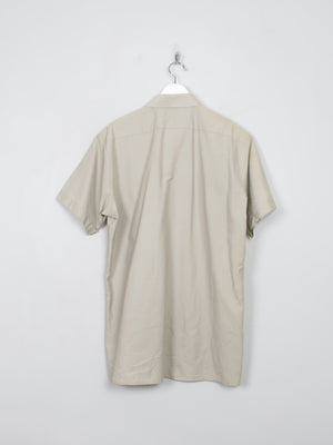 Men's Dickies Cream Work Shirt L - The Harlequin