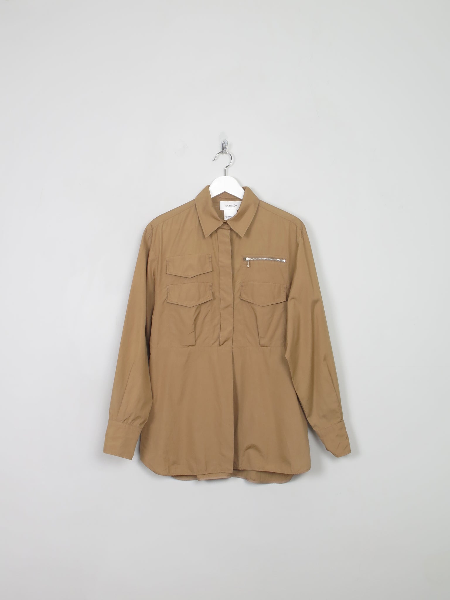 Women's Camel Sportmax Shirt S/M - The Harlequin