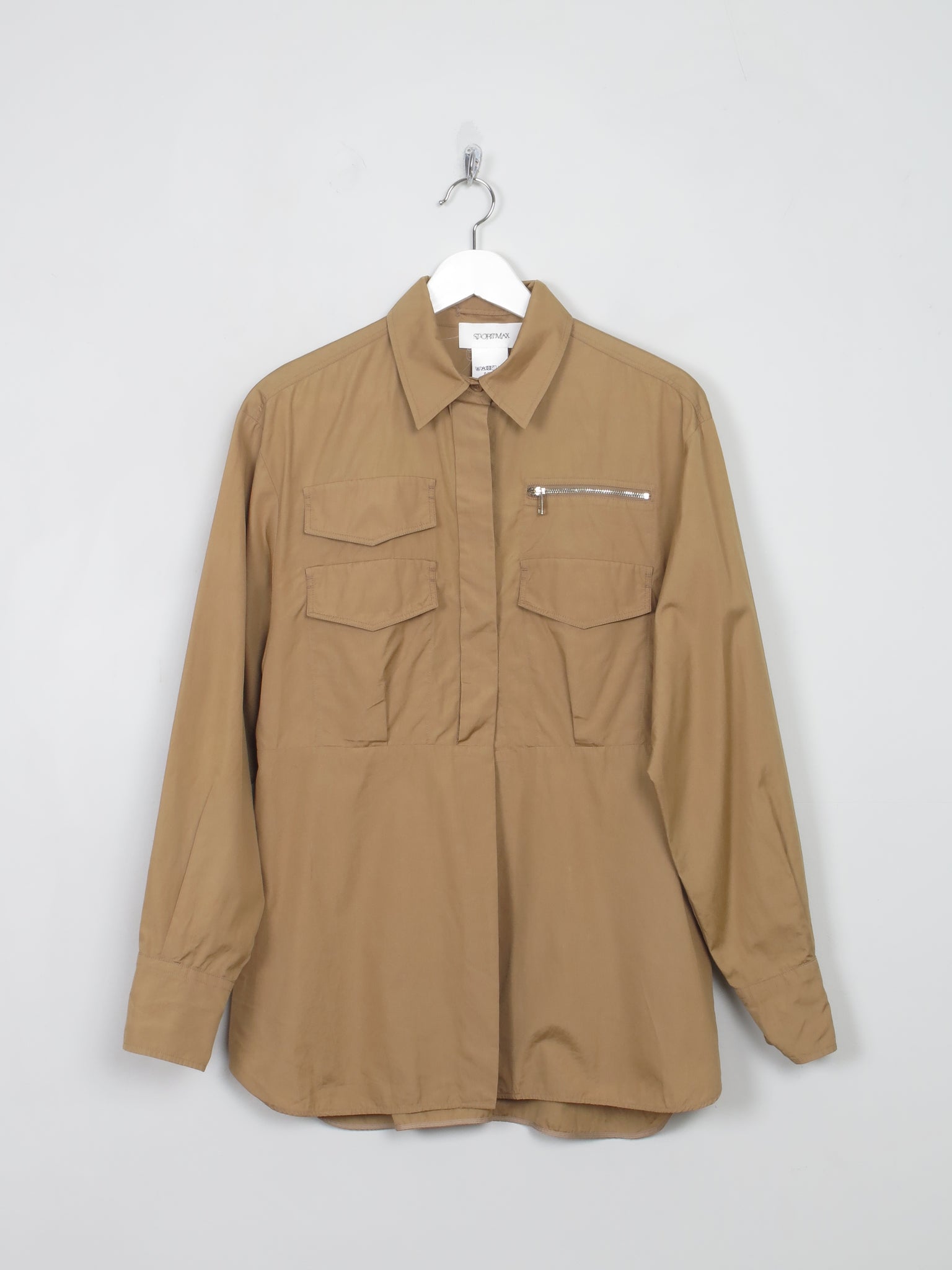 Women's Camel Sportmax Shirt S/M - The Harlequin