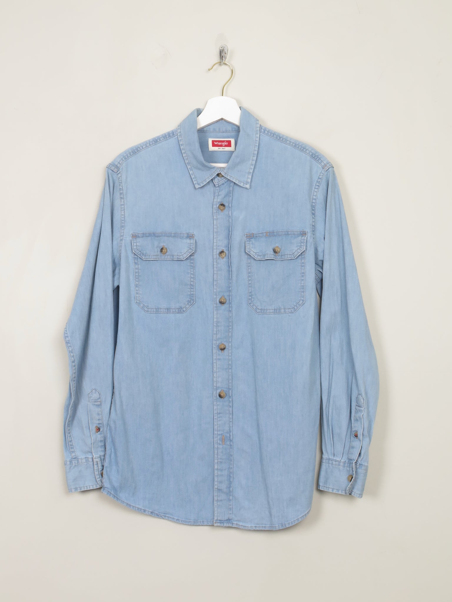 Men's Vintage Wrangler Shirt S - The Harlequin