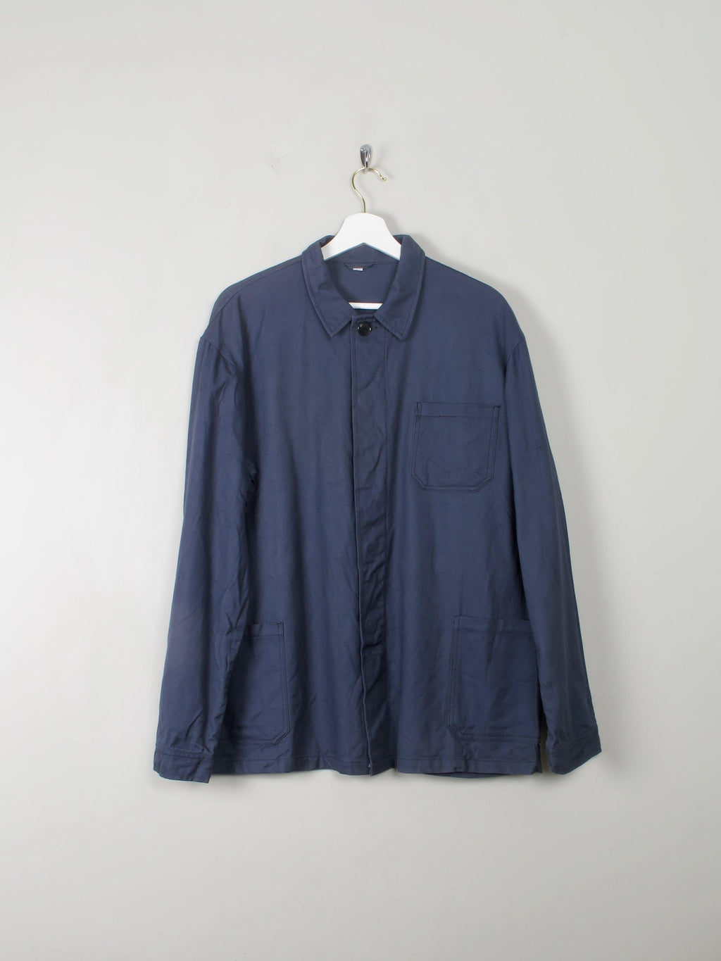 Men's Vintage Blue Work Jacket L - The Harlequin