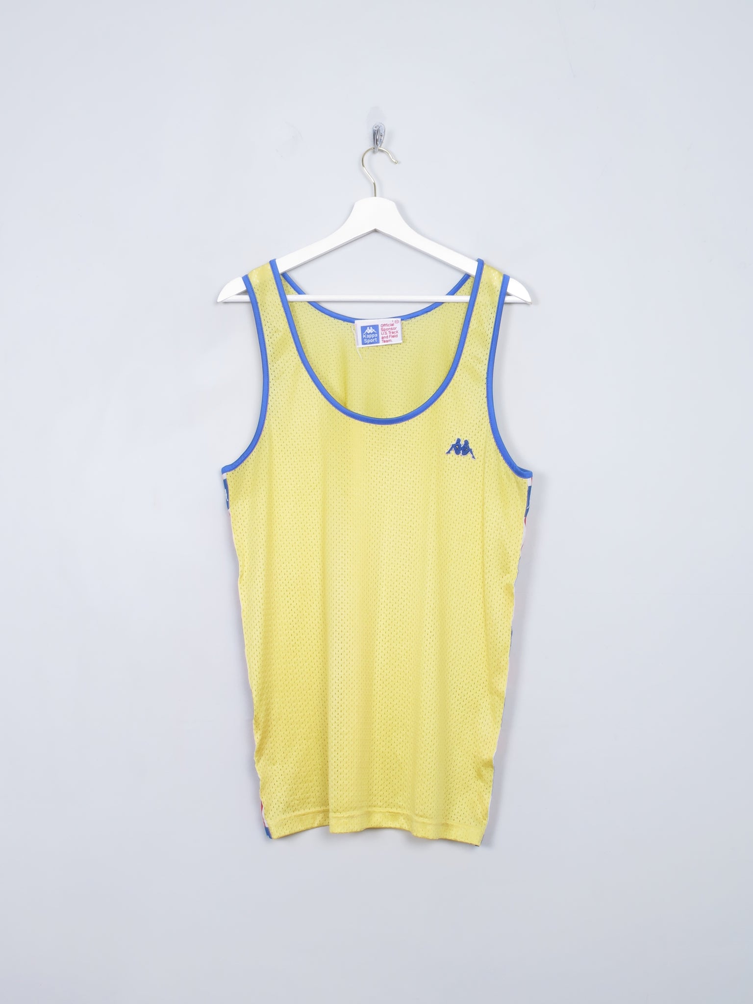 Men's Yellow Kappa Vest Top L