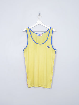 Men's Yellow Kappa Vest Top L