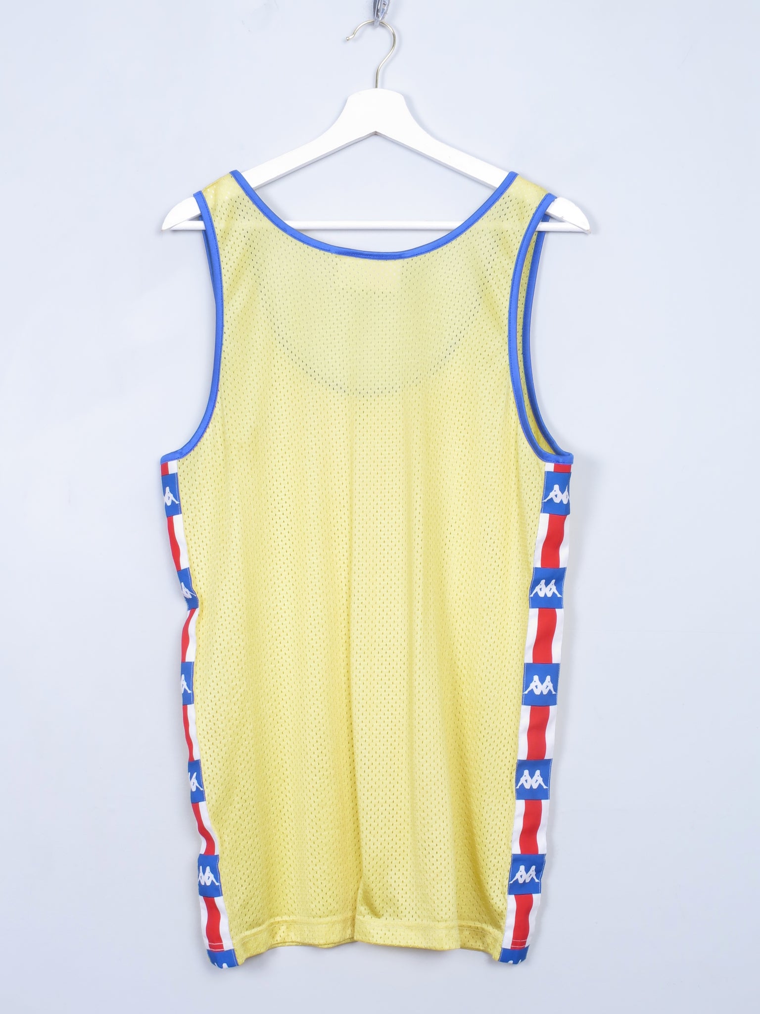Men's Yellow Kappa Vest Top L