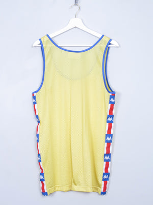 Men's Yellow Kappa Vest Top L