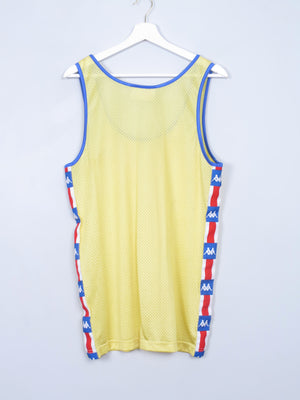 Men's Yellow Kappa Vest Top L