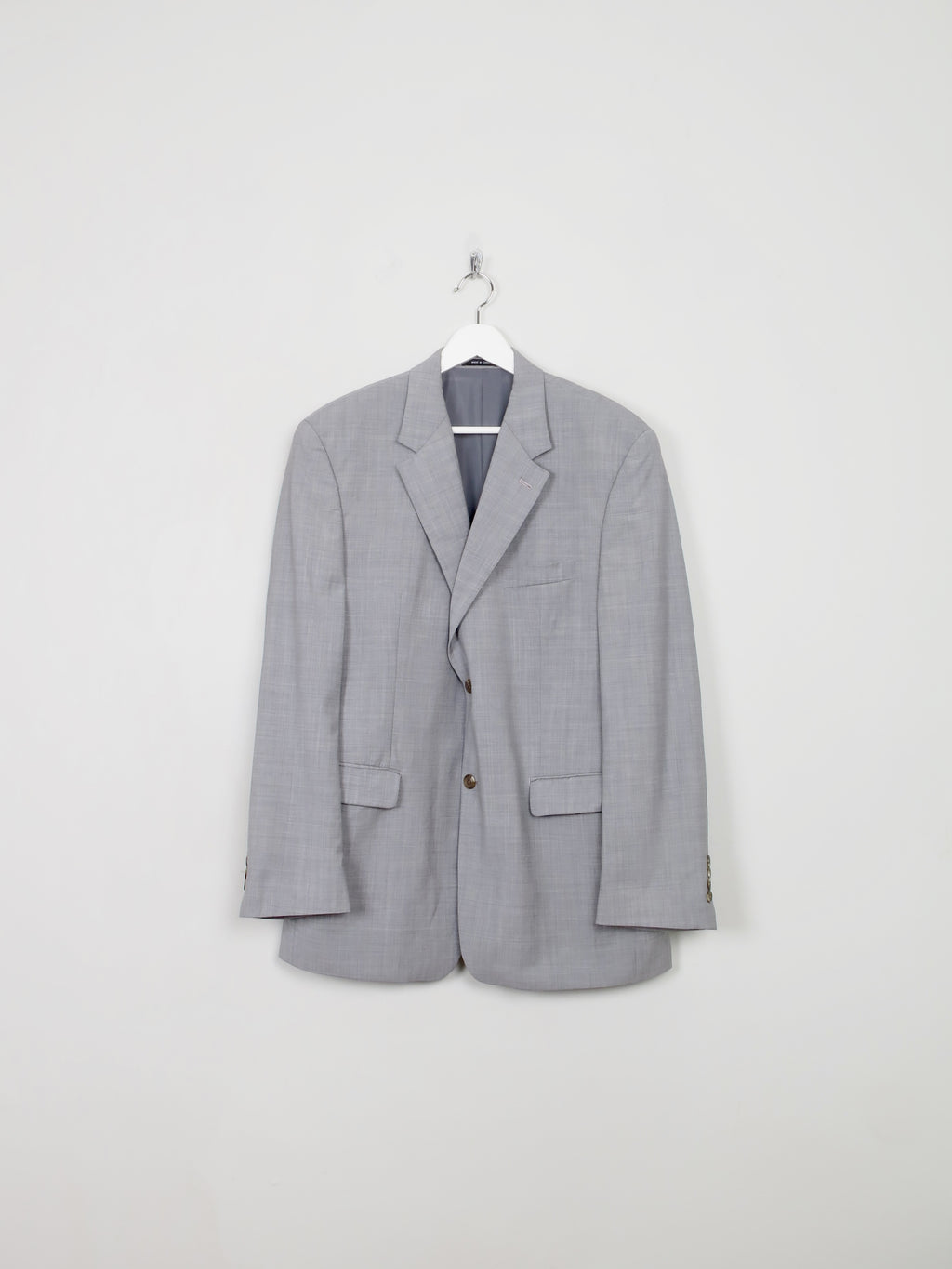 Men's Vintage Grey Light Wool Ralph Lauren Jacket L