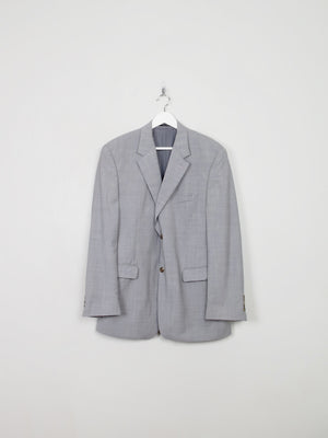 Men's Vintage Grey Light Wool Ralph Lauren Jacket L