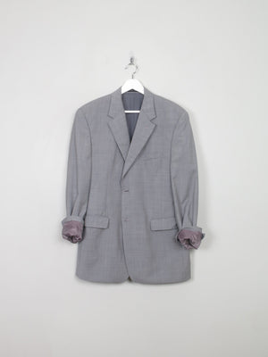 Men's Vintage Grey Light Wool Ralph Lauren Jacket L