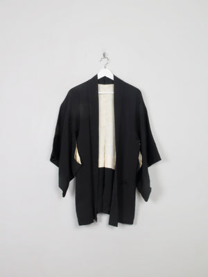 Women's Vintage Black Kimono S/M