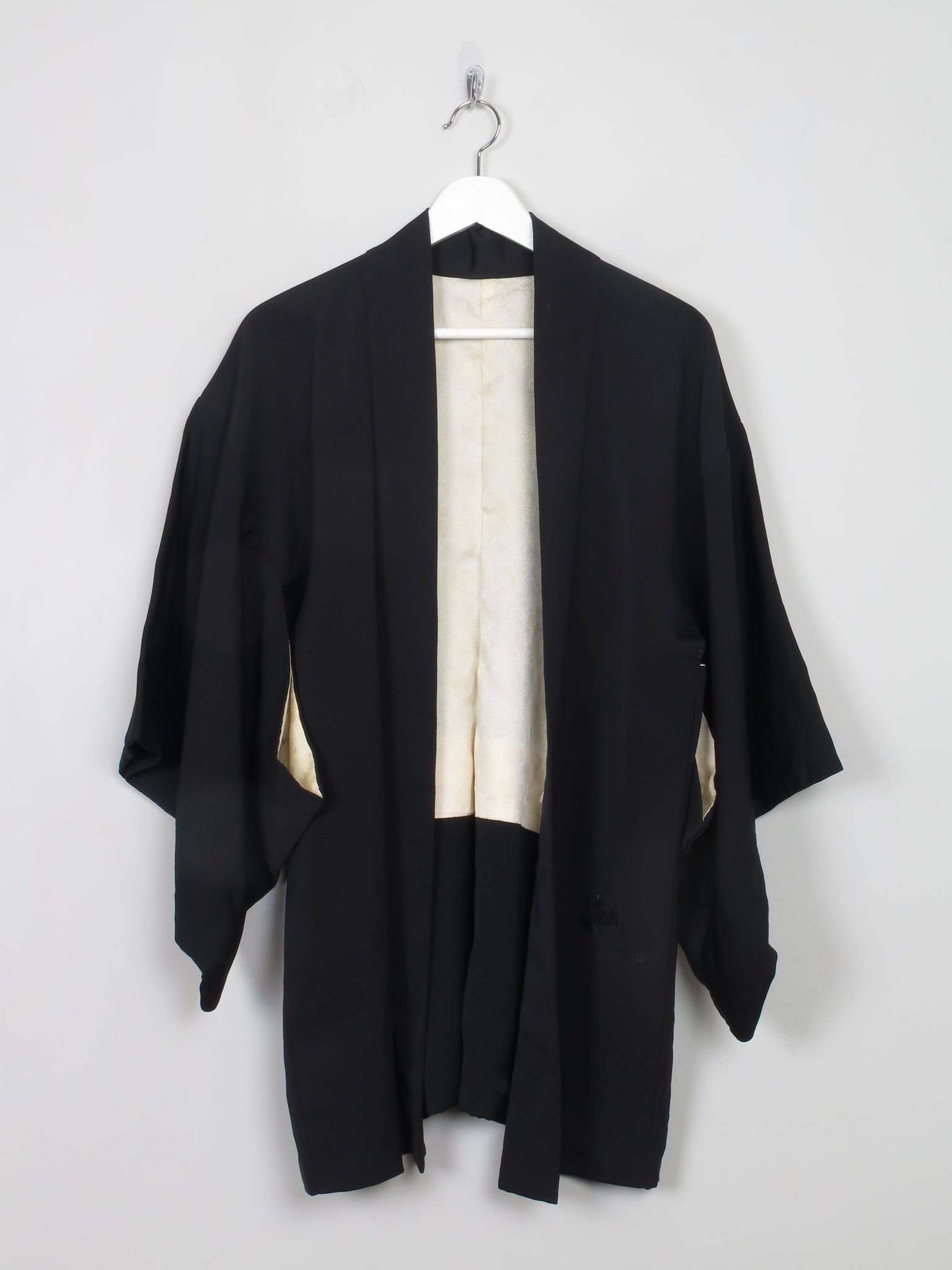 Women's Vintage Black Kimono S/M