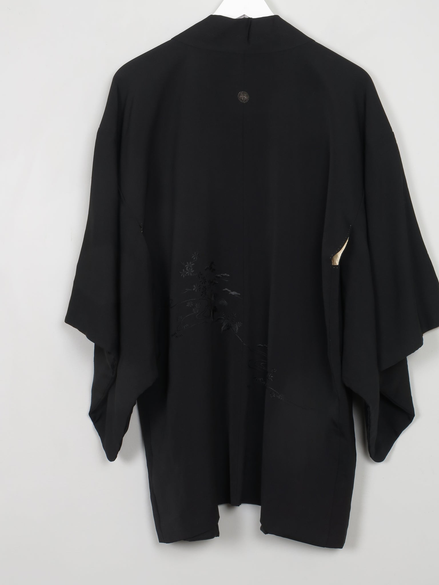 Women's Vintage Black Kimono S/M