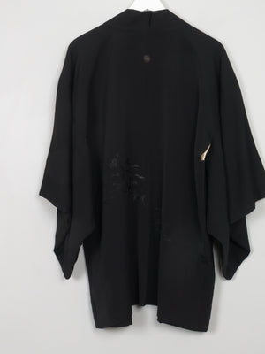 Women's Vintage Black Kimono S/M