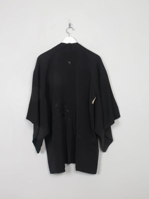 Women's Vintage Black Kimono S/M