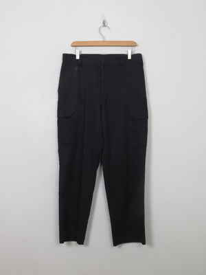 Men's Vintage Black Combat Work Pants 32/29