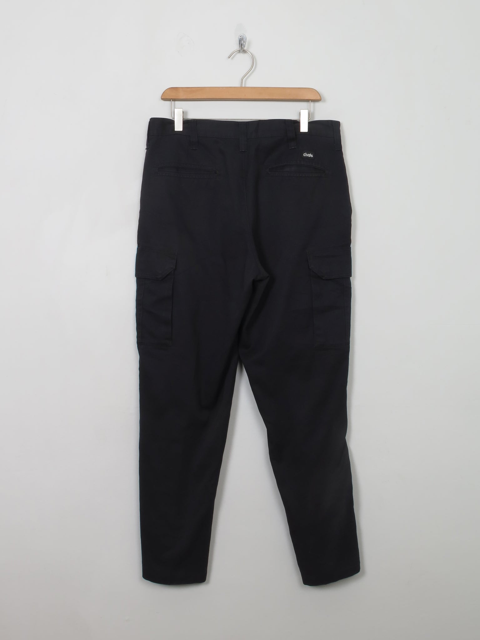 Men's Vintage Black Combat Work Pants 32/29
