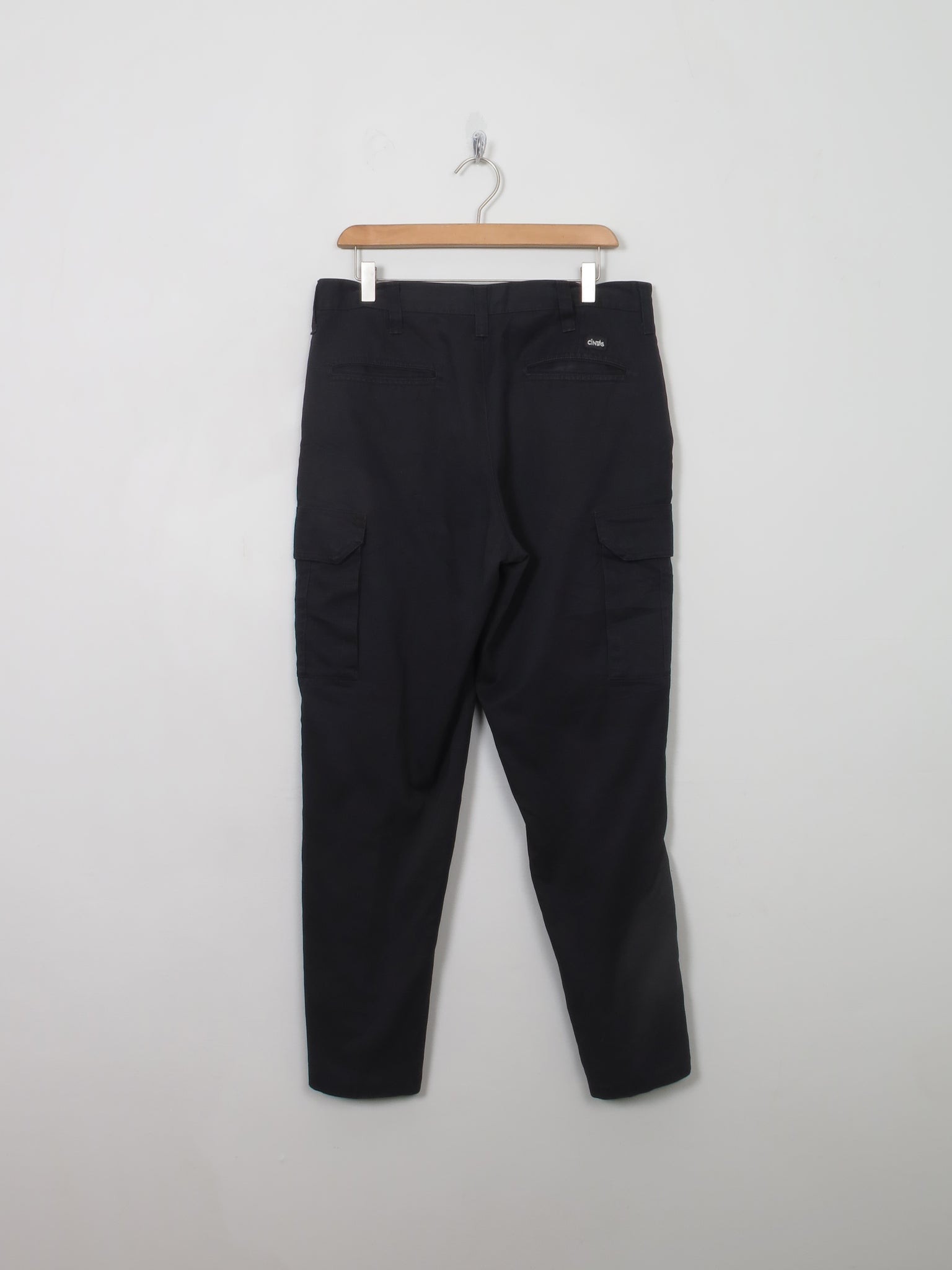 Men's Vintage Black Combat Work Pants 32/29