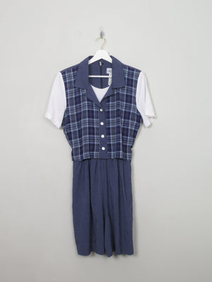 Vintage 1980s Shorts Jumpsuit S/M