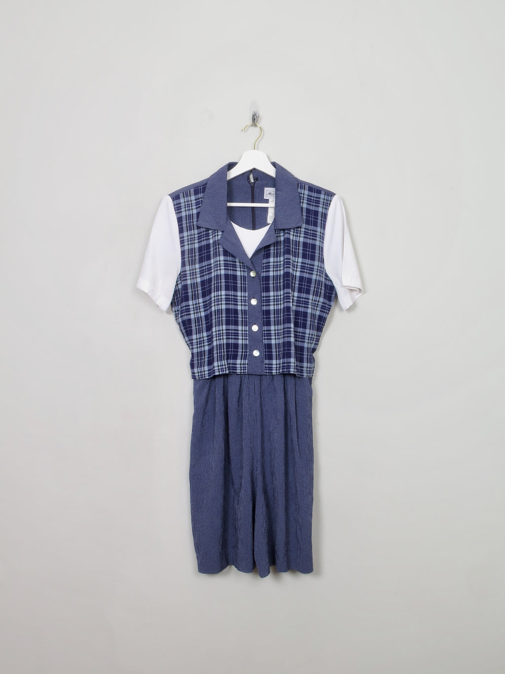 Vintage 1980s Shorts Jumpsuit S/M