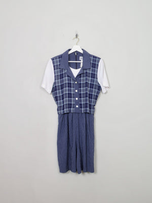 Vintage 1980s Shorts Jumpsuit S/M