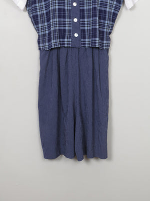 Vintage 1980s Shorts Jumpsuit S/M