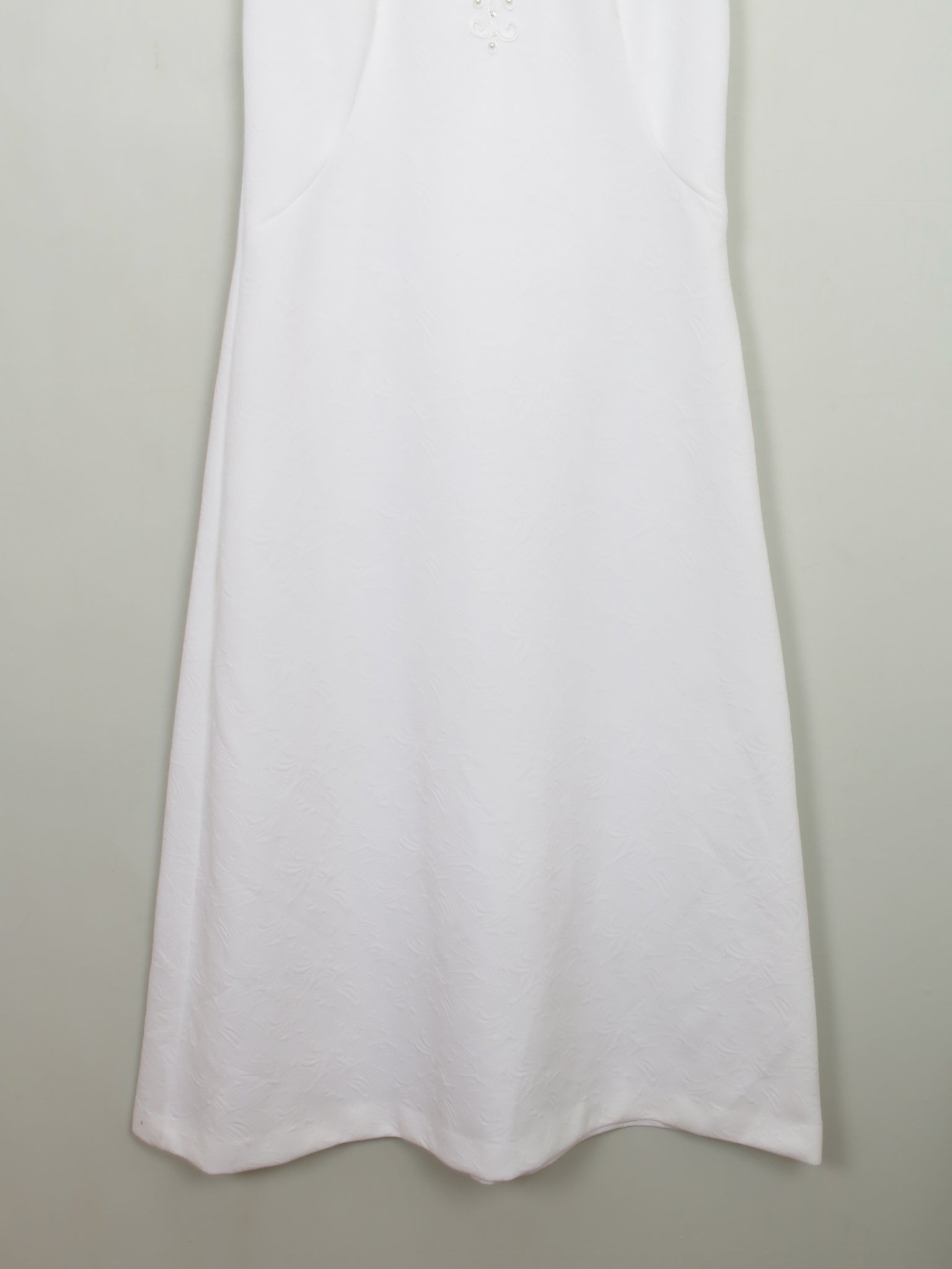 Vintage White 1970s Dress L/XL