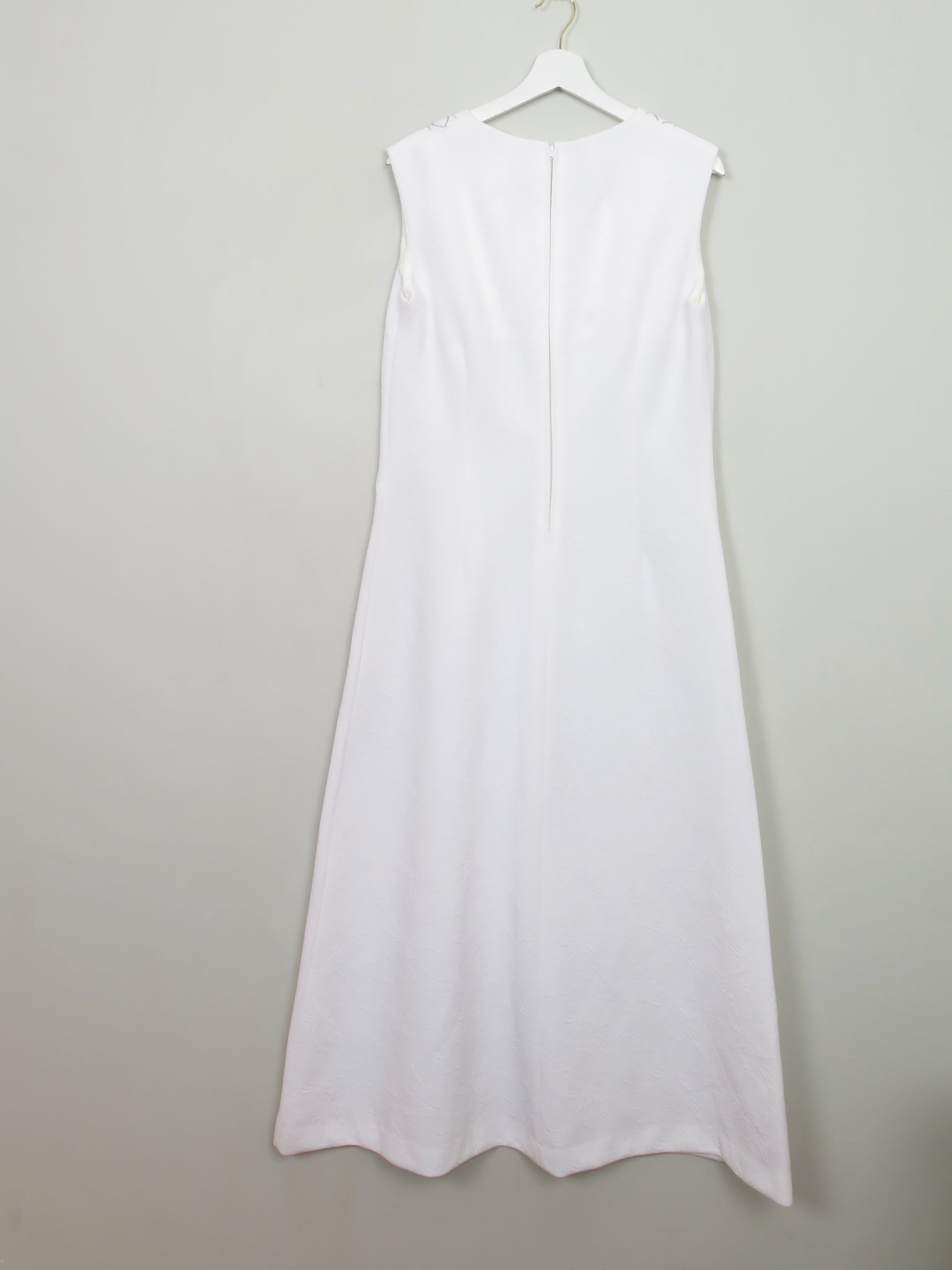 Vintage White 1970s Dress L/XL
