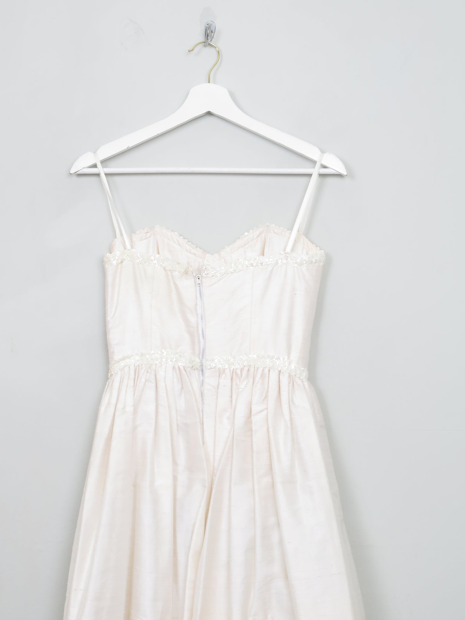 Vintage Ivory Silk Wedding Dress By Lyn Ashworth 70s/80s 6/8