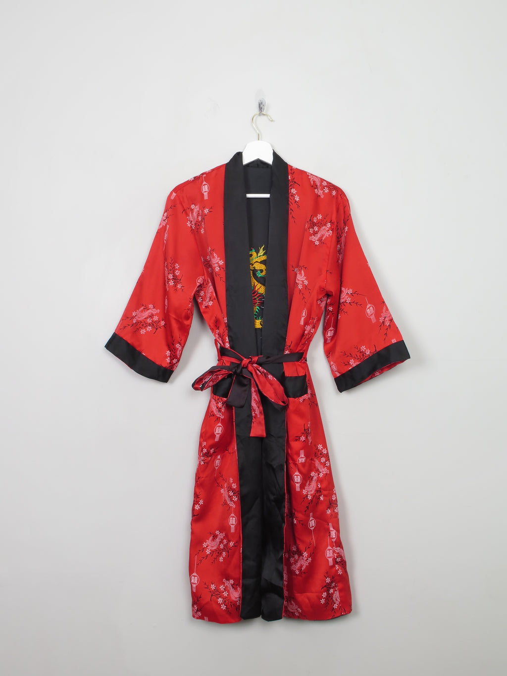Vintage Chinese Reversible Dressing Gown S/M