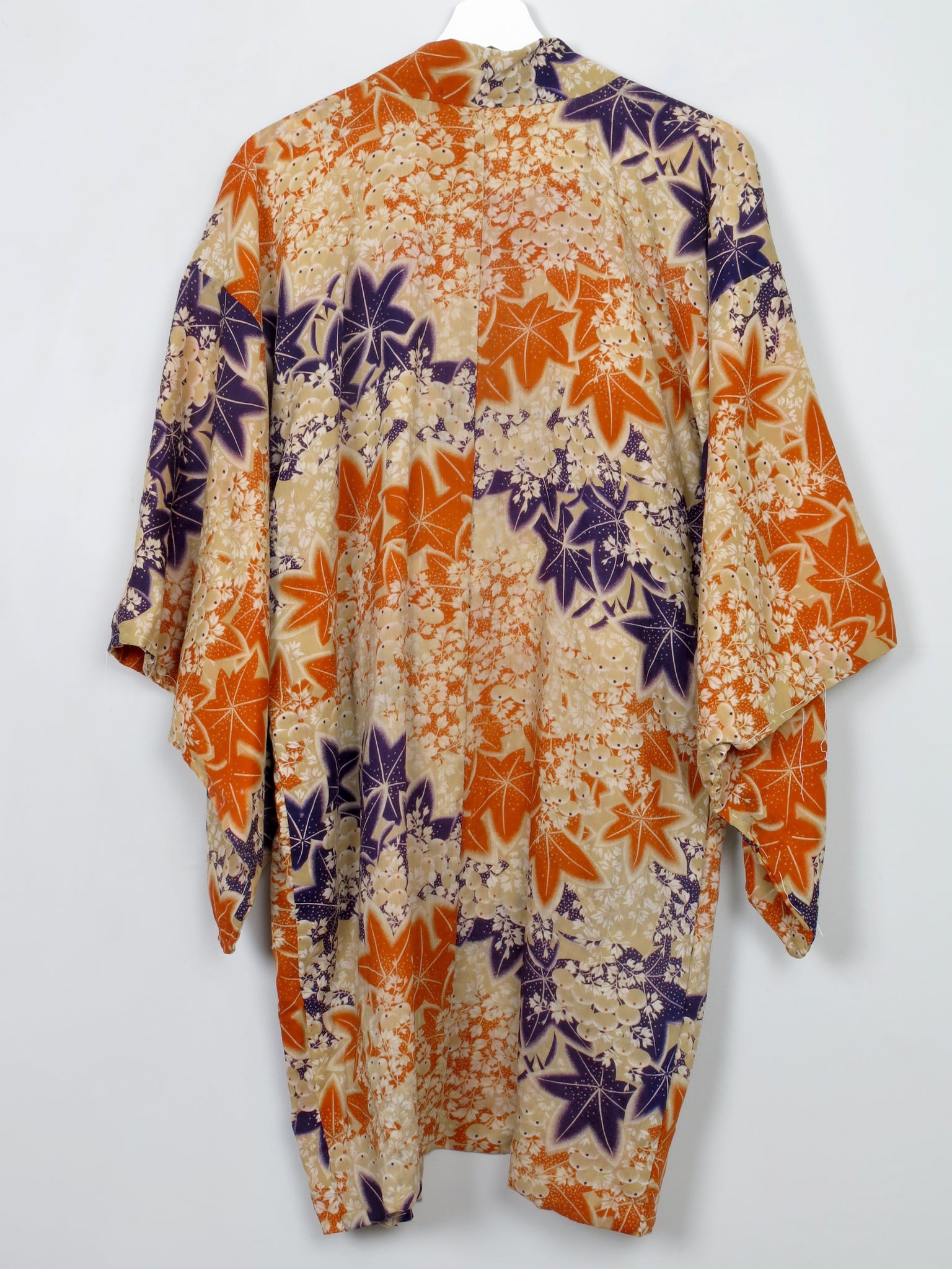 Vintage Printed Short Harori Kimono S/M