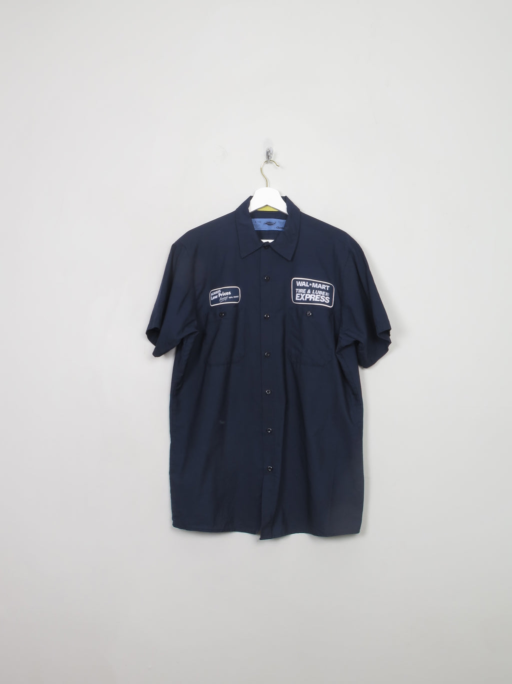 Men's Vintage Navy Work Shirt L