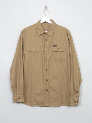Men's Vintage Camel Safari Style Shirt M