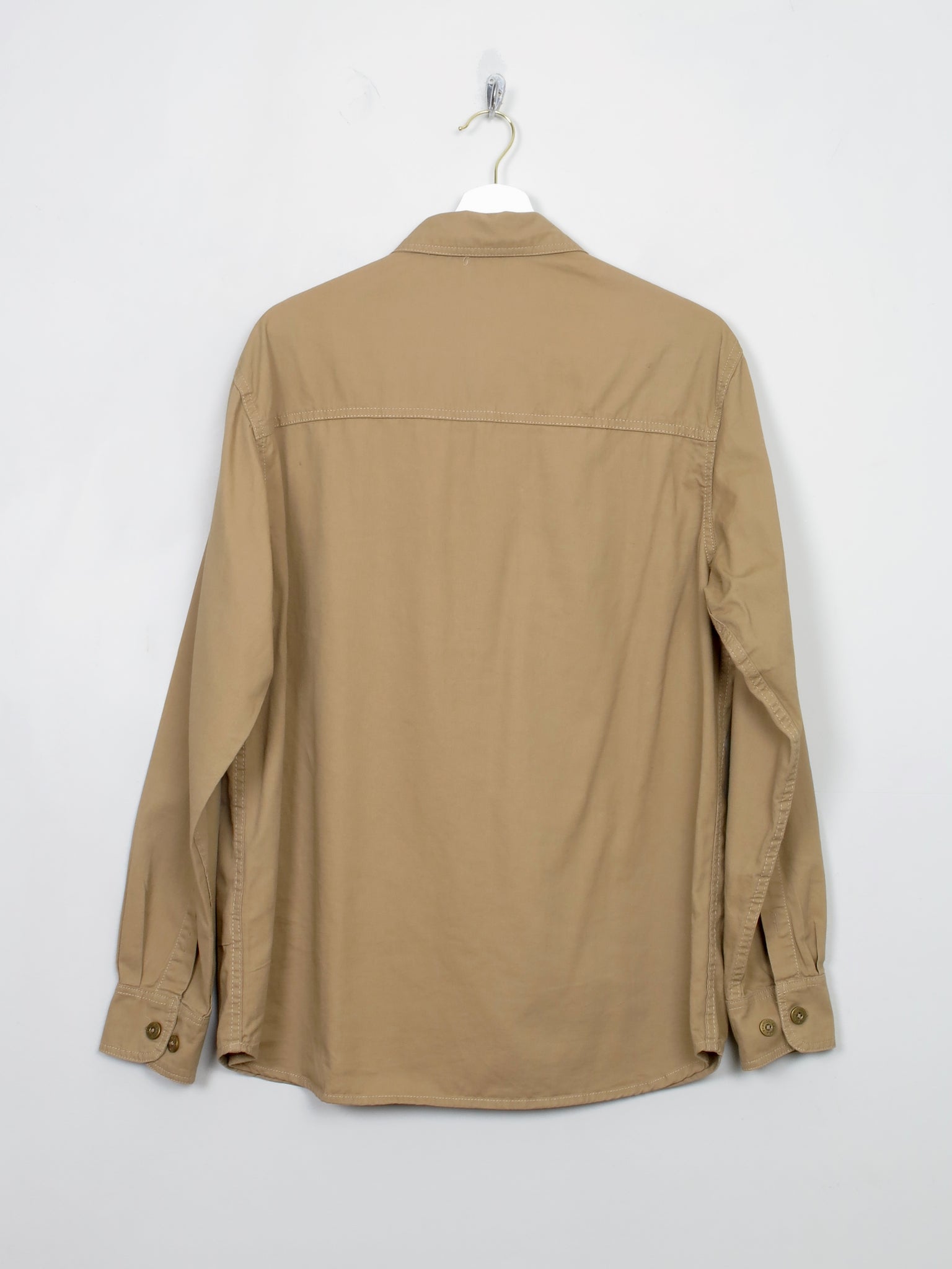 Men's Vintage Camel Safari Style Shirt M