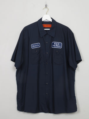 Men's Vintage Navy Work Shirt XXL