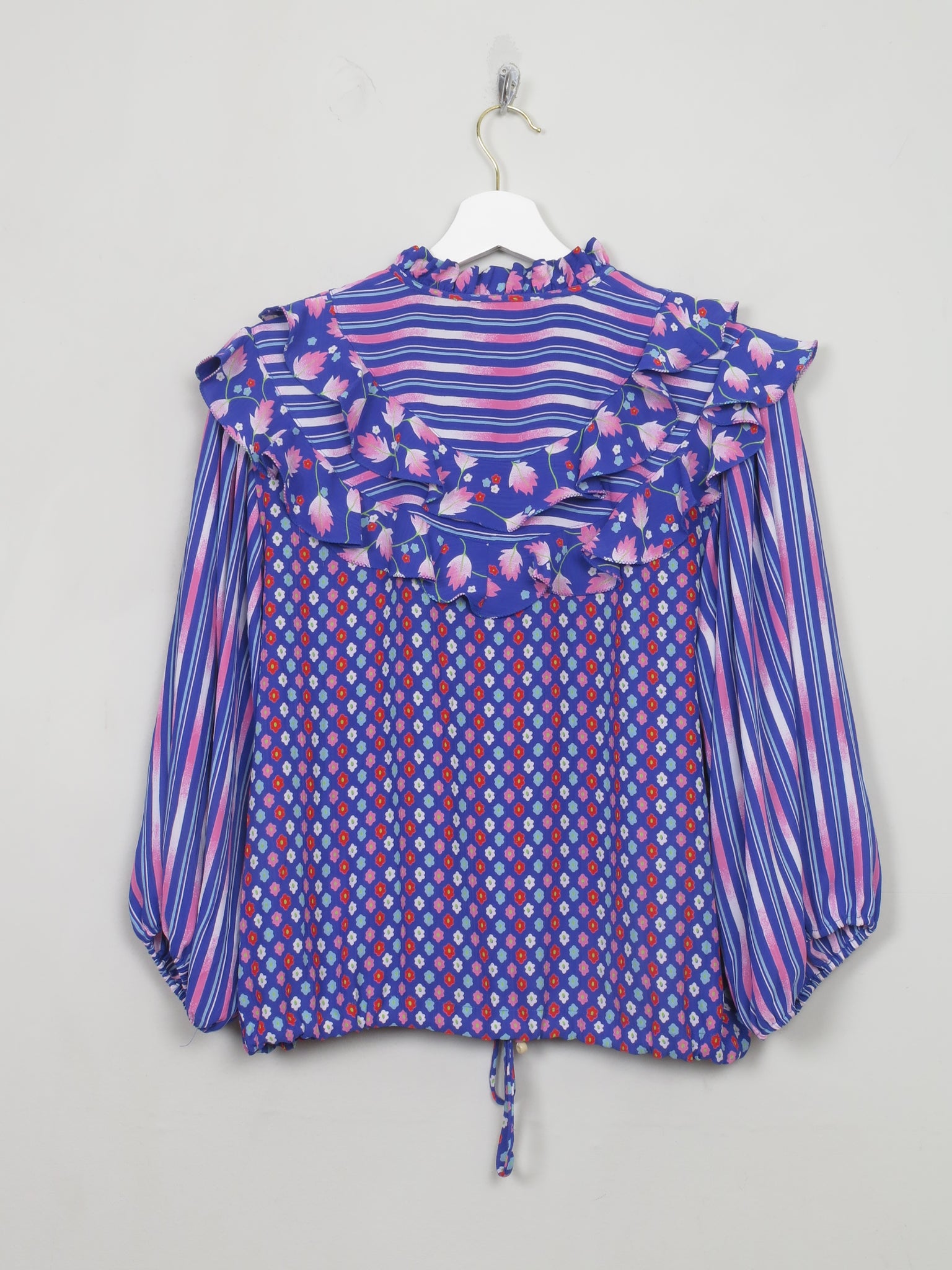 Vintage Colurful Diane Frais Blouse/Top S/M