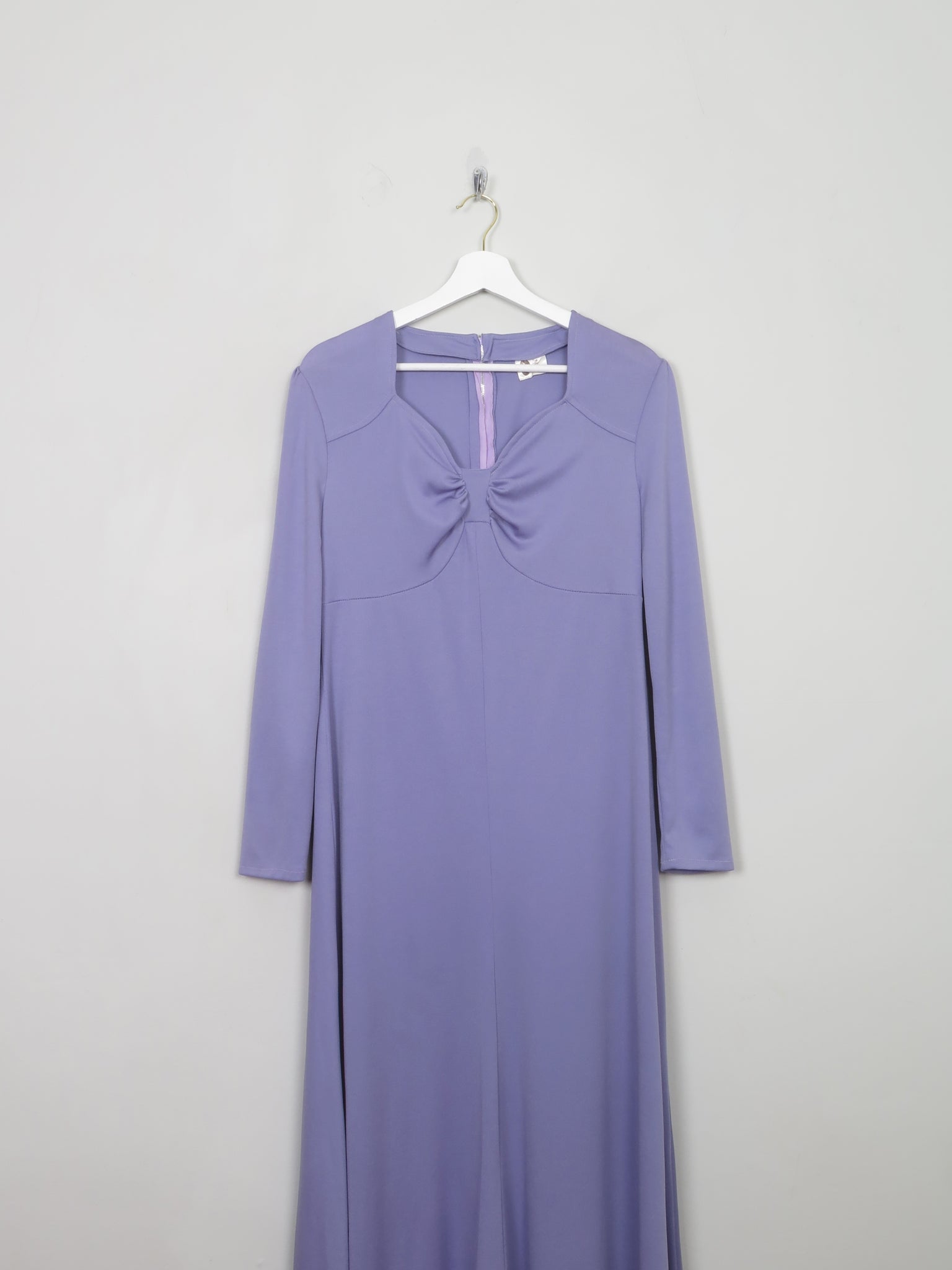 Vintage Lilac Maxi Dress M