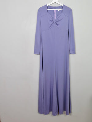 Vintage Lilac Maxi Dress M
