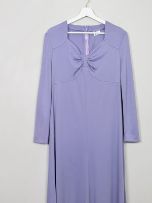 Vintage Lilac Maxi Dress M