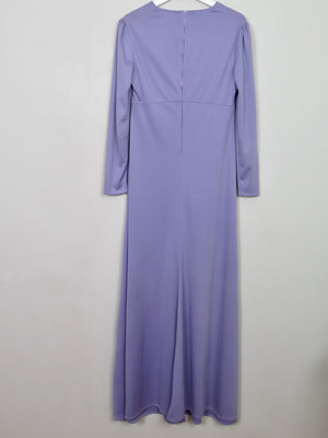 Vintage Lilac Maxi Dress M