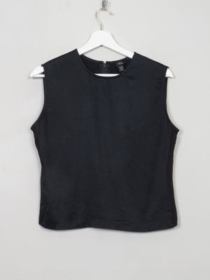 Women's VIntage Black Silk Calvin Klein Top S